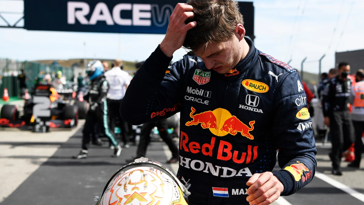 Max Verstappen, contrariado