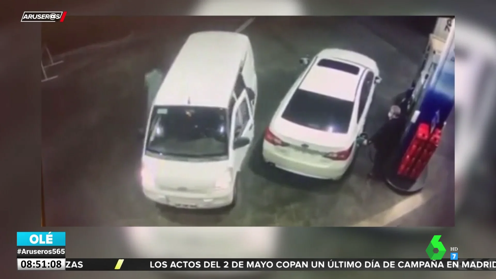 Intentan atracarle en una gasolinera y su rápida reacción ahuyenta a los ladrones