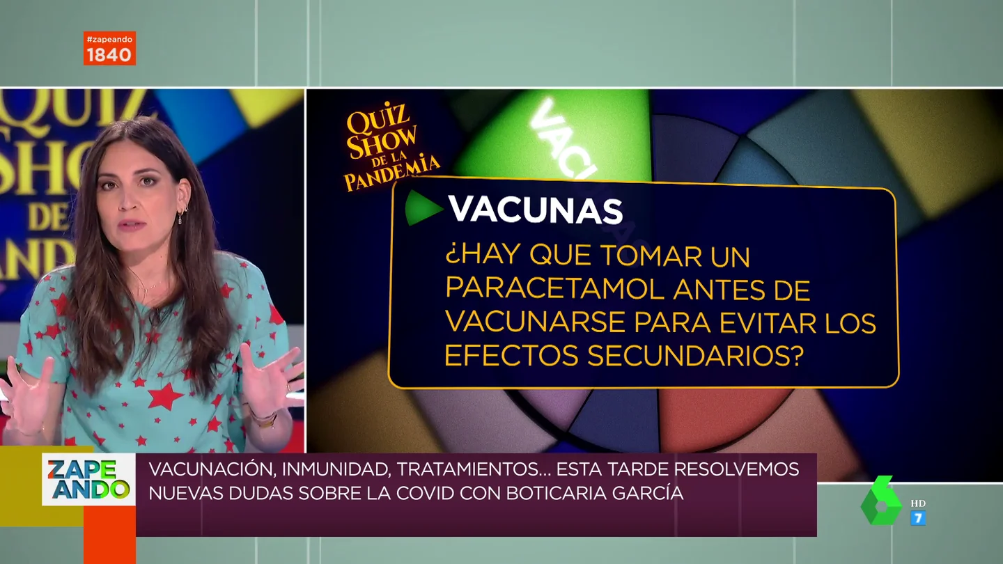 Boticaria García explica la verdad sobre el uso del paracetamol y la aspirina con la vacuna: ¿evitan efectos secundarios? Boticaria García explica la verdad sobre el uso del paracetamol y la aspirina con la vacuna: ¿evitan efectos secundarios?