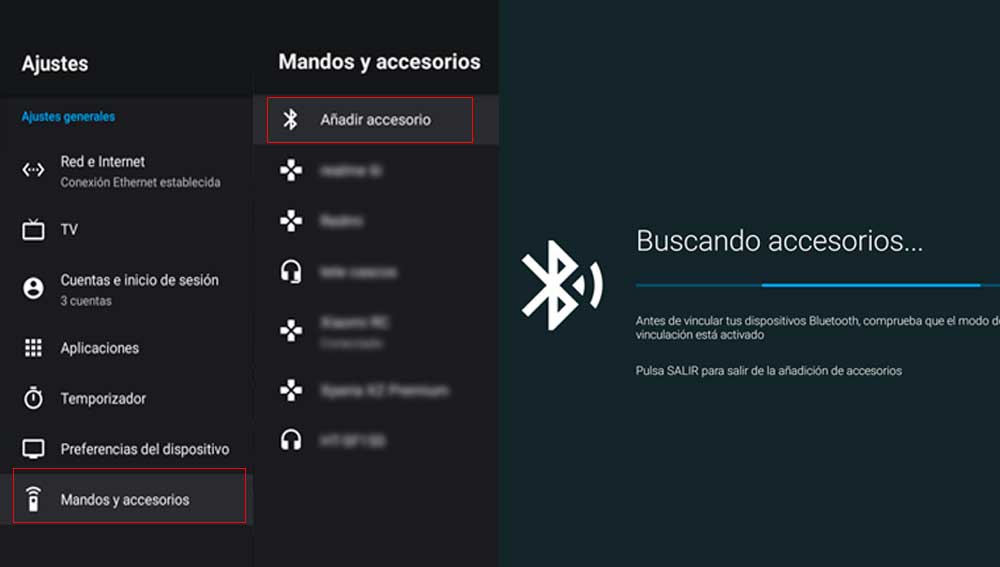 Vinculando El altavoz inteligente con Android TV