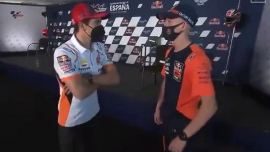 Consejos de Marc Márquez a Pedro Acosta Consejos de Marc Márquez a Pedro Acosta