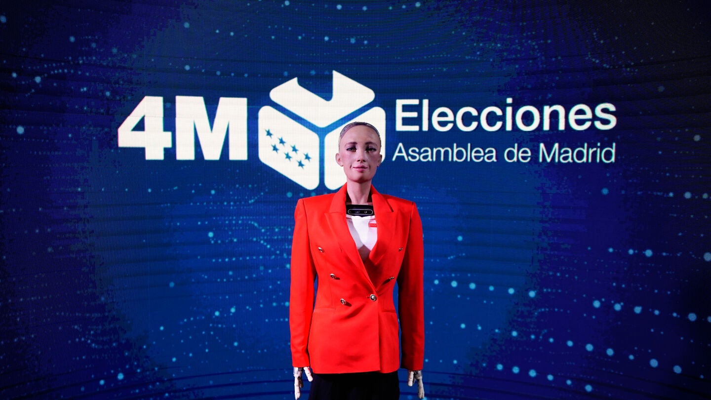As&iacute; es Sophia, el robot que dar&aacute; los datos de las elecciones en Madrid