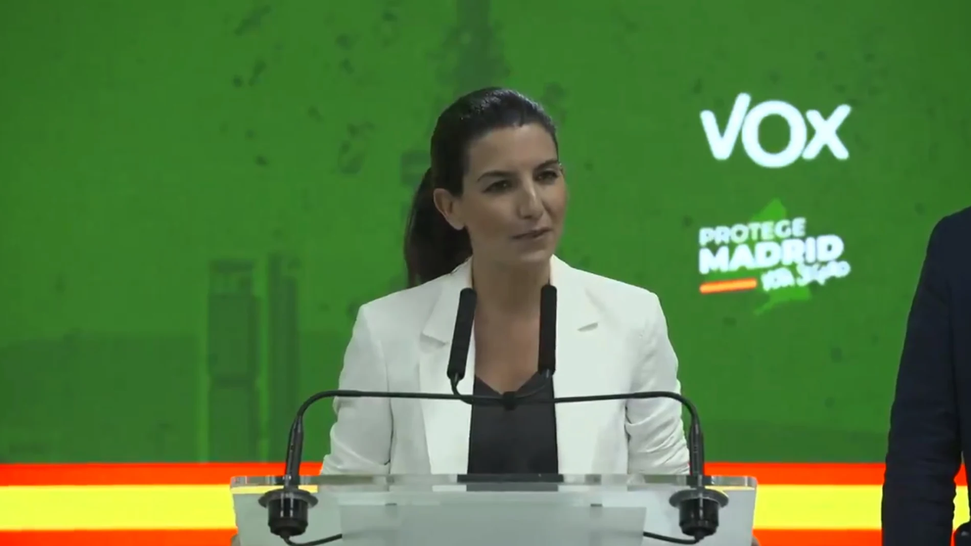 Rocío Monasterio, candidata de Vox en la Comunidad de Madrid