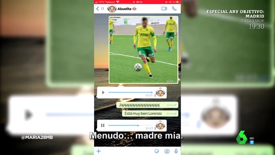 Los audios virales subidos de tono de una abuela al ver las fotos del novio de su nieta: "¡Qué nalgas!" Los audios virales subidos de tono de una abuela al ver las fotos del novio de su nieta: "¡Qué nalgas!"