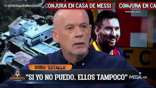 Alfredo Duro explota por la conjura en casa de Messi: "Han incumplido las normas. Si yo no puedo, ellos tampoco" Alfredo Duro explota por la conjura en casa de Messi: "Han incumplido las normas. Si yo no puedo, ellos tampoco"