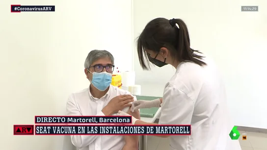 Al Rojo Vivo (13-05-21) Seat empieza a vacunar a sus trabajadores mayores de 58 años, con su personal sanitario y en sus instalaciones Al Rojo Vivo (13-05-21) Seat empieza a vacunar a sus trabajadores mayores de 58 años, con su personal sanitario y en sus instalaciones