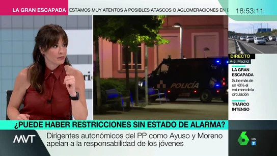 Mamen Mendizábal advierte sobre señalar a los jóvenes por las fiestas en la calle: "Cuando das por perdido a todo un colectivo, sí que está perdido" Mamen Mendizábal advierte sobre señalar a los jóvenes por las fiestas en la calle: "Cuando das por perdido a todo un colectivo, sí que está perdido"