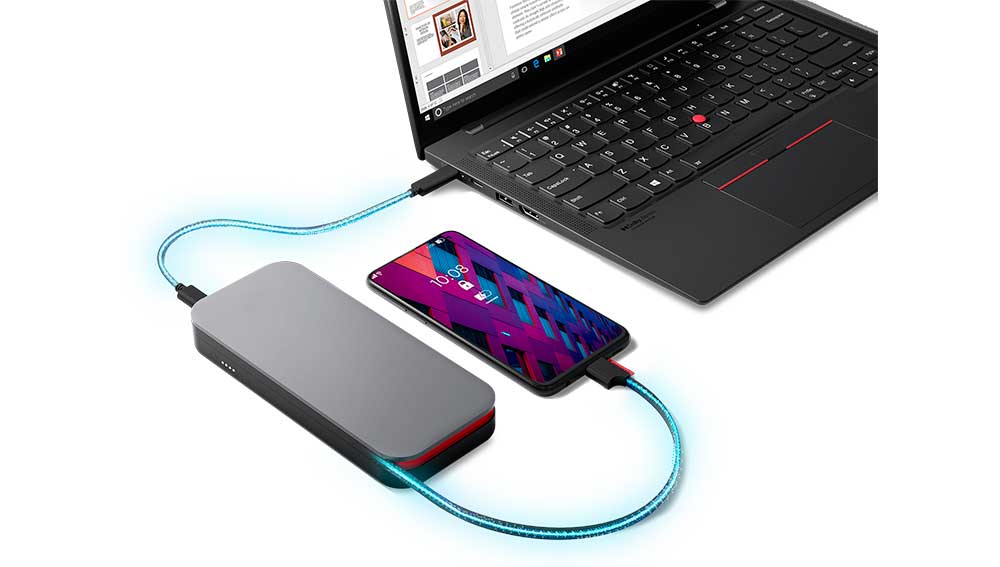 Lenovo Go USB-C Laptop Power Bank de 20.000 mAh