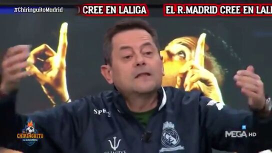 Tom&aacute;s Roncero ironiza sobre los c&aacute;nticos de la conjura del Bar&ccedil;a: "Pusieron el gol de Koeman y para hacerle la pelota..."
