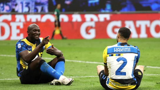 Romelu Lukaku y Achraf Hakimi Romelu Lukaku y Achraf Hakimi