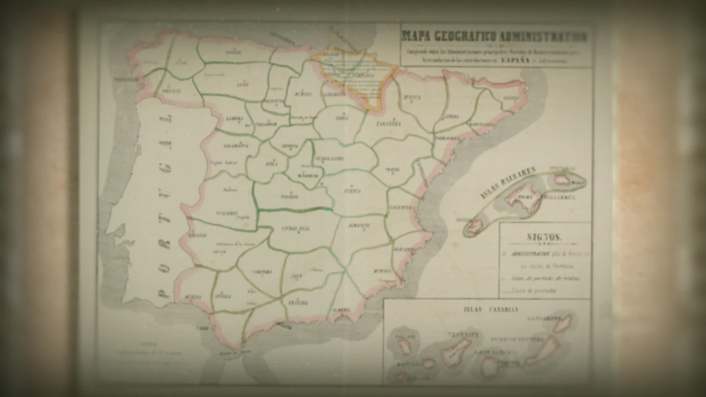 Mapa de provincias de comienzos del siglo XIX Mapa de provincias de comienzos del siglo XIX