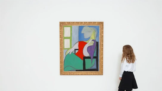 'Femme assise près d"une fenêtre (Marie-Thérèse)' de Pablo Picasso 'Femme assise près d"une fenêtre (Marie-Thérèse)' de Pablo Picasso