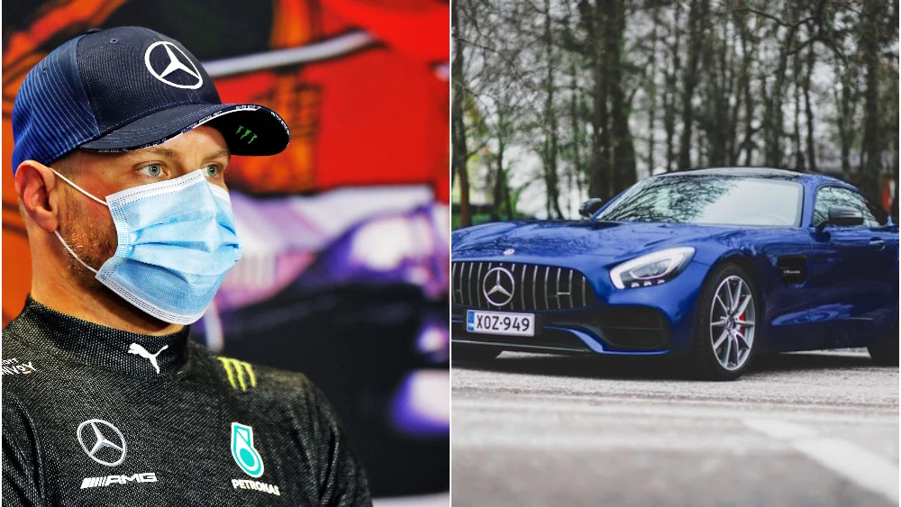 Valtteri Bottas y su Mercedes AMG GT S