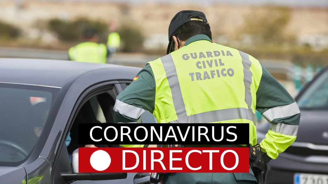 Imagen de un control de Tráfico de la Guardia Civil