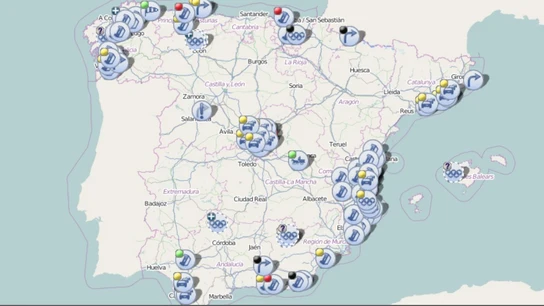 Mapa sobre el estado de las carreteras Mapa sobre el estado de las carreteras