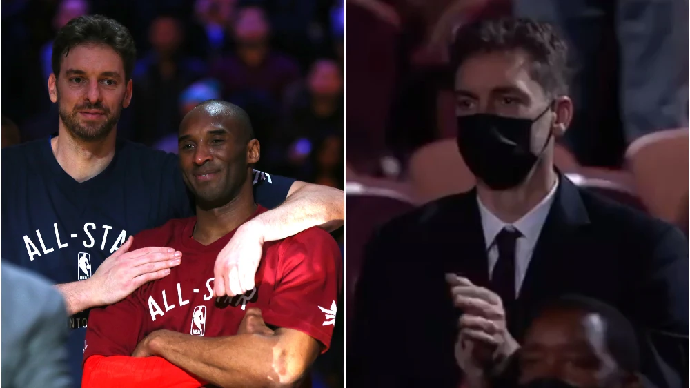 Pau Gasol, presente con la familia de Kobe Bryant en su introducción al Hall of Fame