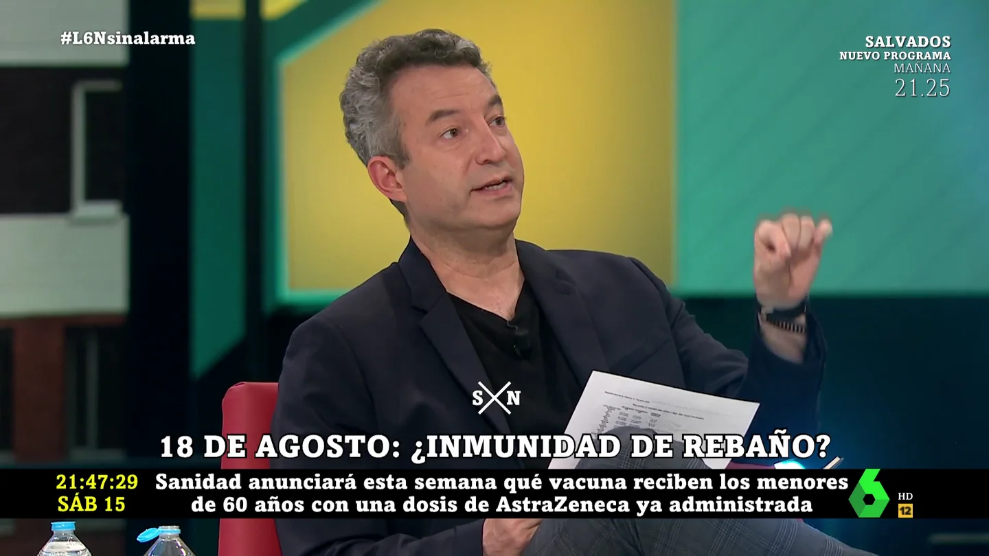 El enfado de César Carballo por el retraso de la segunda dosis de Astrazeneca: "Ya han decidido que van a poner Pfizer" El enfado de César Carballo por el retraso de la segunda dosis de Astrazeneca: "Ya han decidido que van a poner Pfizer"