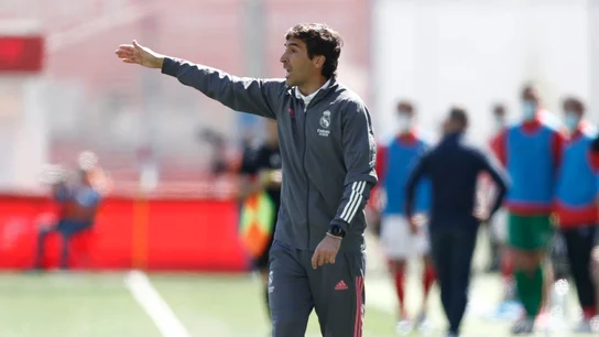 Raúl González, entrenador del Real Madrid Castilla Raúl González, entrenador del Real Madrid Castilla