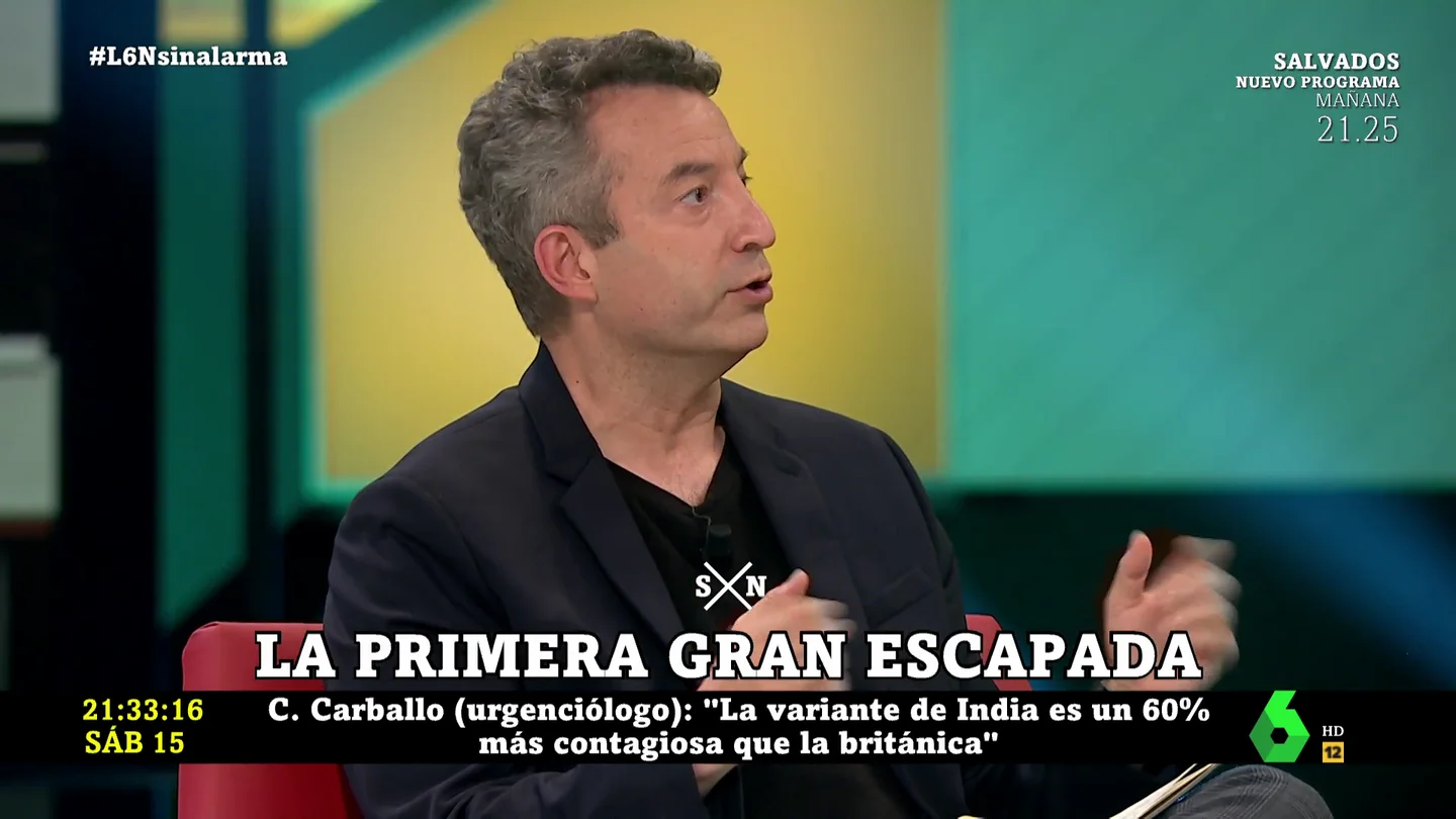 César Carballo compara nuestra actitud frente al COVID con los "colaboradores necesarios" del nazismo César Carballo compara nuestra actitud frente al COVID con los "colaboradores necesarios" del nazismo