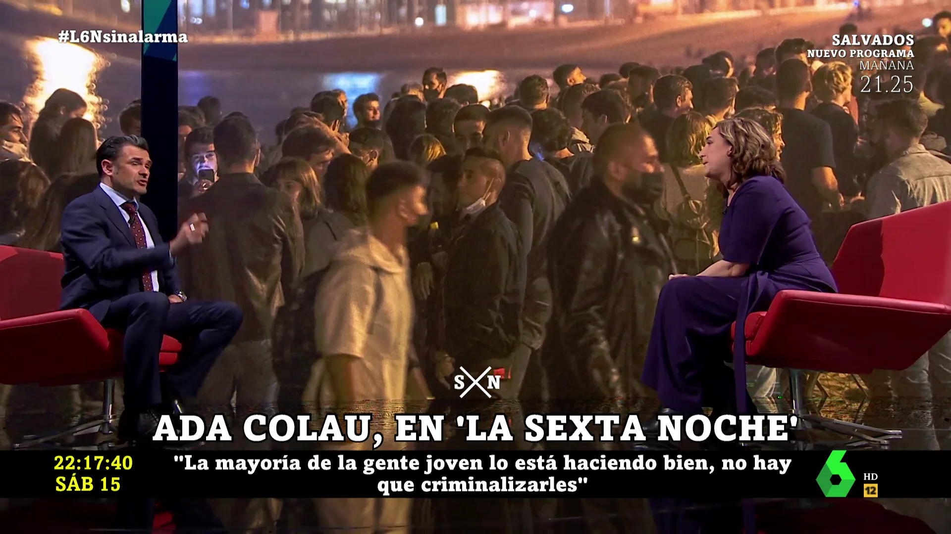 Ada Colau en laSexta Noche