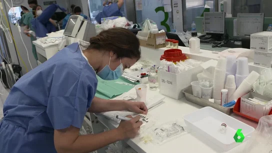 Imagen de archivo de una enfermera Imagen de archivo de una enfermera