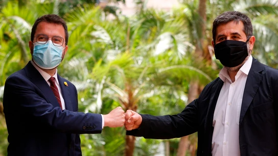 Aragonès y Sánchez presentan su acuerdo de Govern Aragonès y Sánchez presentan su acuerdo de Govern