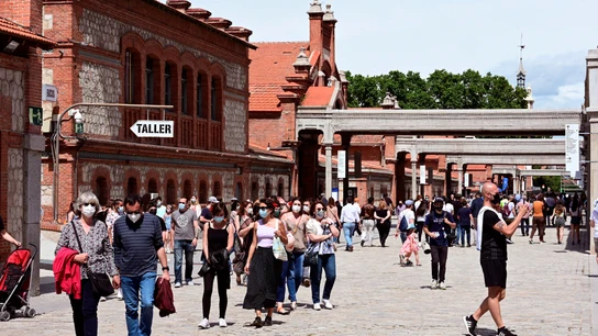 El Matadero de Madrid durante las fiestas de San Isidro El Matadero de Madrid durante las fiestas de San Isidro