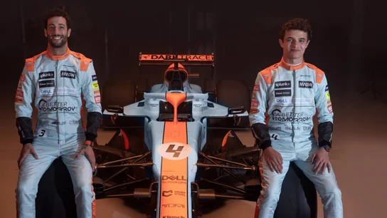 Nuevo 'look' de McLaren para el GP de Mónaco en honor a los colores de Gulf OIl Nuevo 'look' de McLaren para el GP de Mónaco en honor a los colores de Gulf OIl