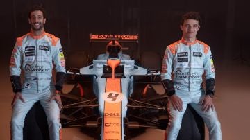 Nuevo 'look' de McLaren para el GP de Mónaco en honor a los colores de Gulf OIl
