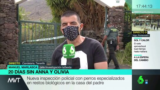 Registran la casa del padre de las ni&ntilde;as desaparecidas en Tenerife con perros especializados en restos biol&oacute;gicos 