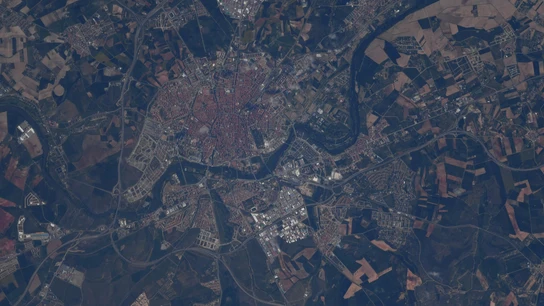 Salamanca desde el espacio Salamanca desde el espacio