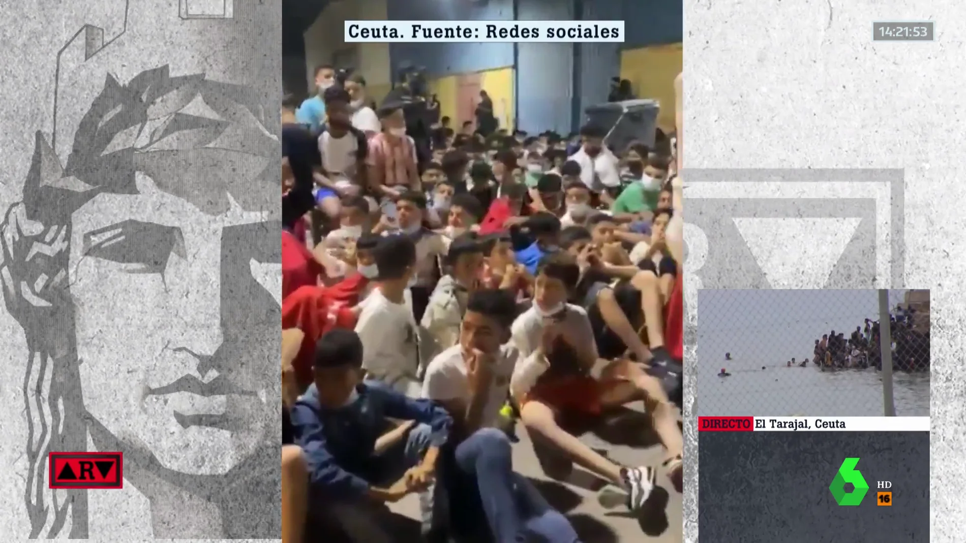 Menores migrantes en Ceuta