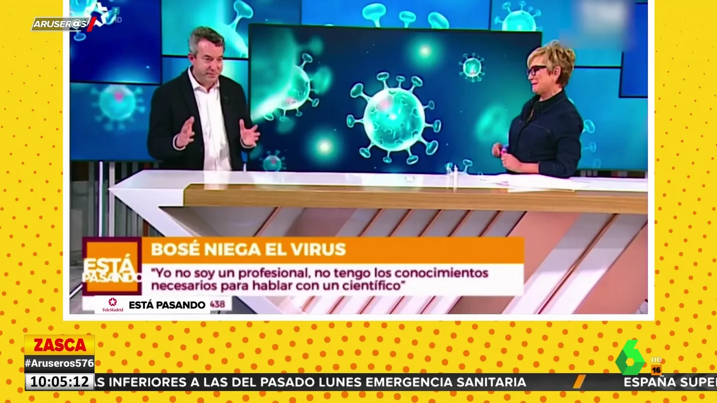 El doctor Carballo responde tajante a las mentiras de Bosé sobre el COVID-19: "Da vergüenza ajena" El doctor Carballo responde tajante a las mentiras de Bosé sobre el COVID-19: "Da vergüenza ajena"