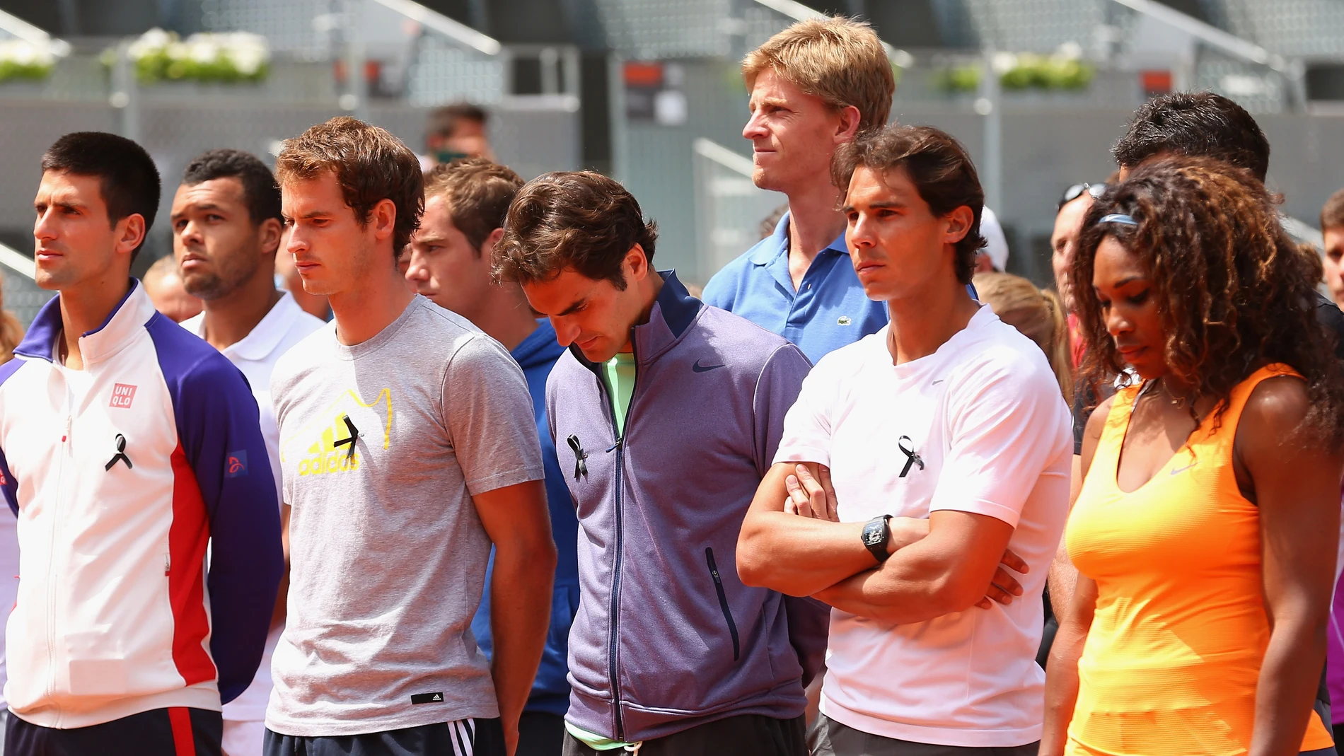 Novak Djokovic, Andy Murray, Roger Federer, Rafa Nadal y Serena Williams