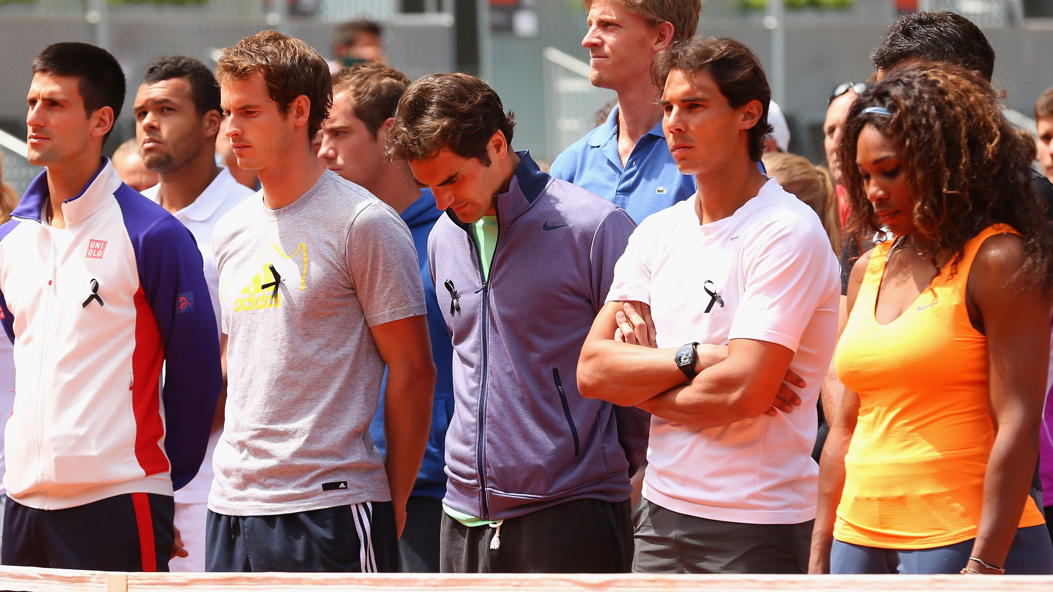 Novak Djokovic, Andy Murray, Roger Federer, Rafa Nadal y Serena Williams