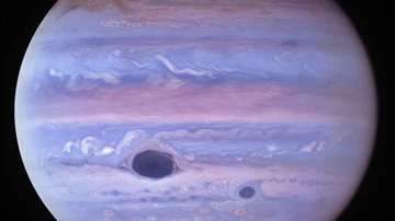 Júpiter visto con luz ultravioleta