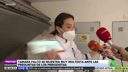 Tamara Falco estalla contra los periodistas que le preguntan por la supuesta crisis con Íñigo Onieva Tamara Falco estalla contra los periodistas que le preguntan por la supuesta crisis con Íñigo Onieva