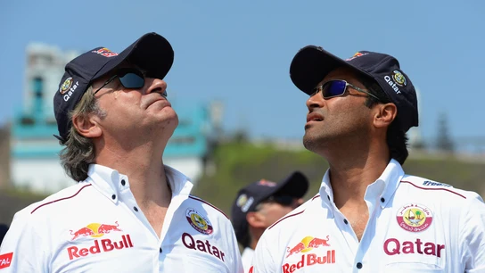 Carlos Sainz y Nasser Al-Attiyah Carlos Sainz y Nasser Al-Attiyah