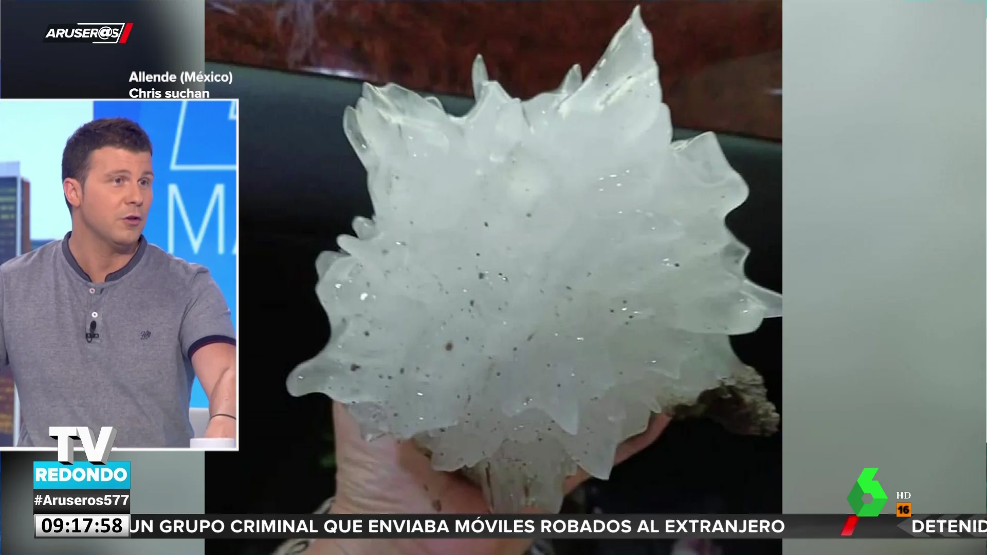 Las impresionantes imágenes del granizo que ha caído en México