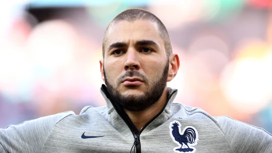 Karim Benzema con la selección francesa Karim Benzema con la selección francesa