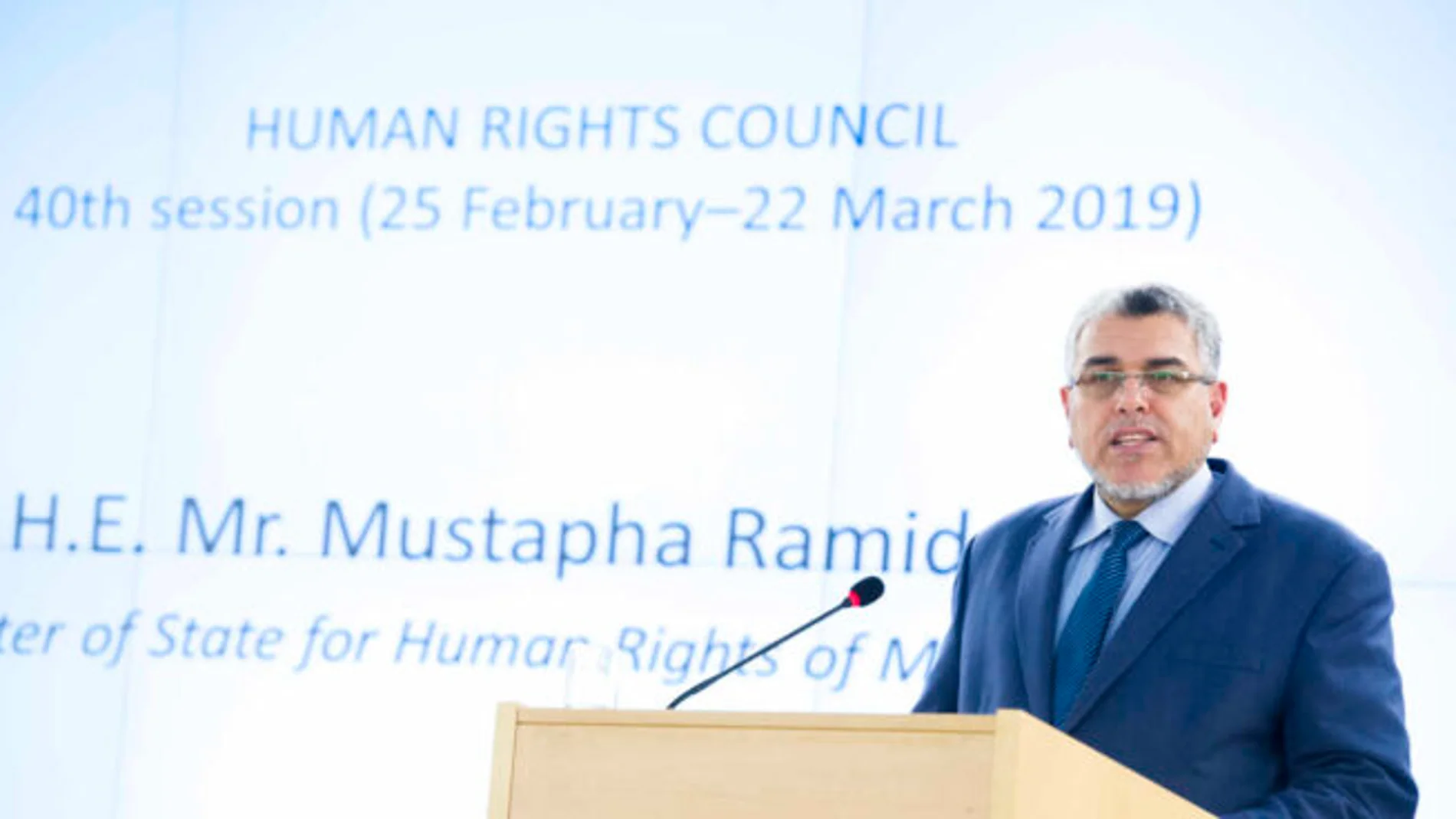 Mustafá Ramid, ministro de DDHH de Marruecos