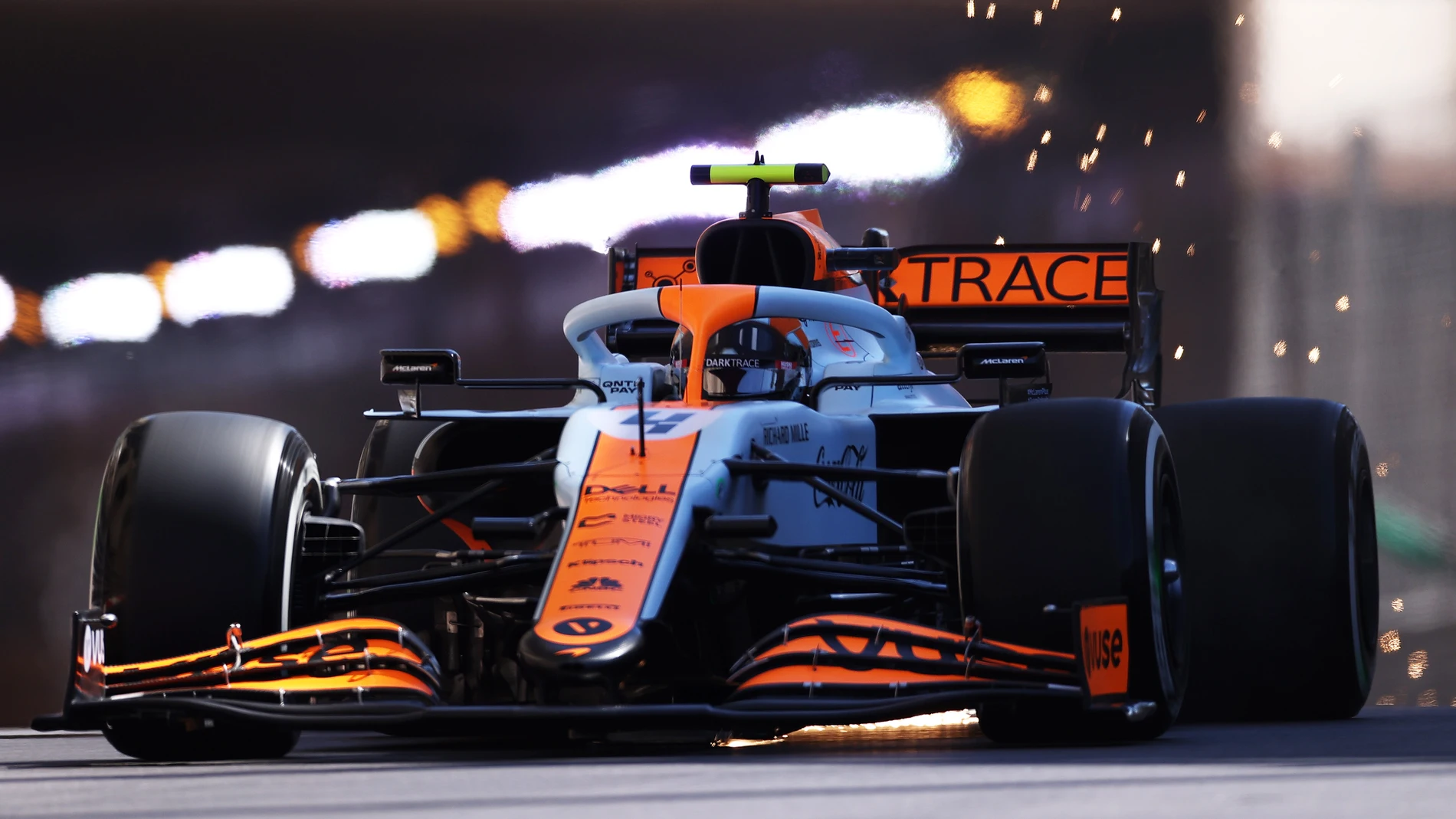 El McLaren de Lando Norris