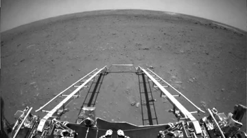 Otra de las imágenes de Marte enviadas por la sonda china Tianwen-1.