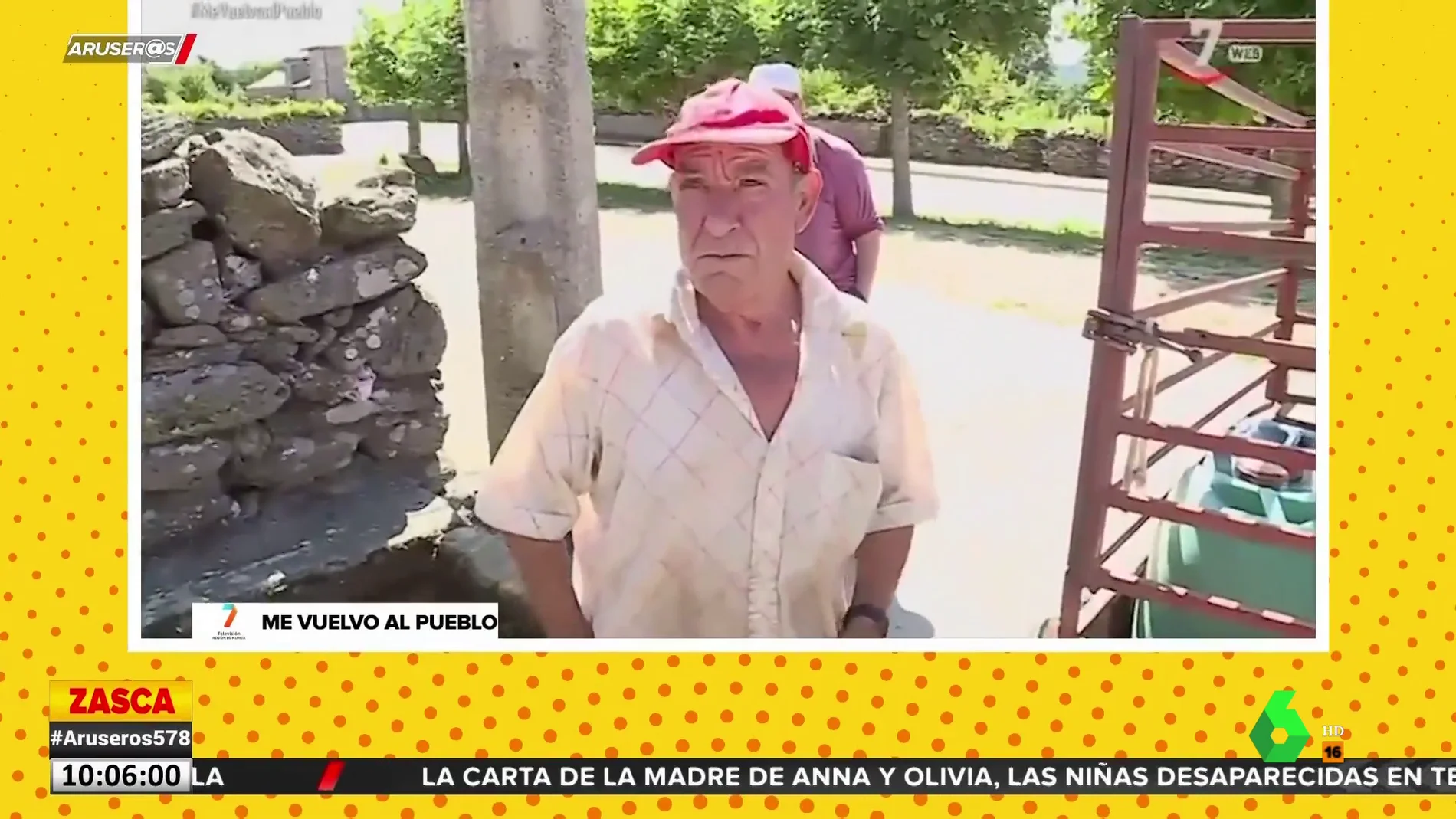 El enfado de un vecino de Zamora con la televisión: "Que a mí no me pagáis por estar aquí"