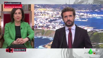 La ministra de Defensa en ARV.