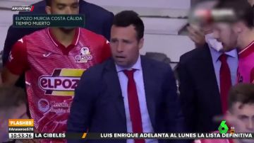 La intensa charla del entrenador de ElPozo Murcia a los jugadores: "A la mierda la pizarra y las fichas"
