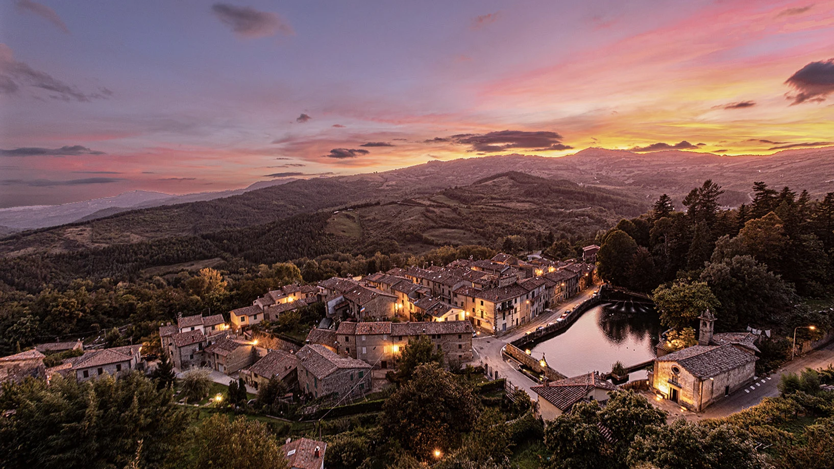 Santa Fiora, en la Toscana (Italia).