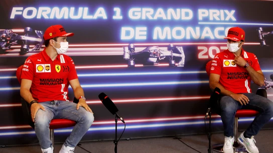Charles Leclerc y Carlos Sainz Charles Leclerc y Carlos Sainz