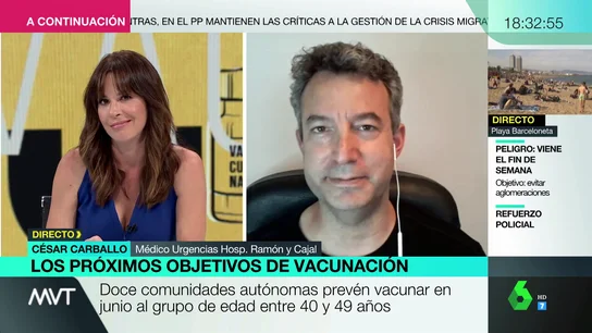 El consejo del doctor César Carballo a los vacunados con una dosis de AstraZeneca: El consejo del doctor César Carballo a los vacunados con una dosis de AstraZeneca: