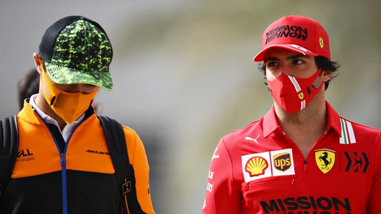 Lando Norris y Carlos Sainz Lando Norris y Carlos Sainz